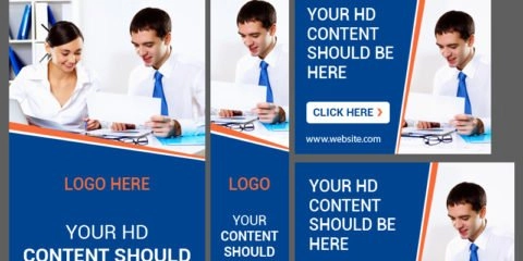 Google Display Banners Ad Design Free PSD Download