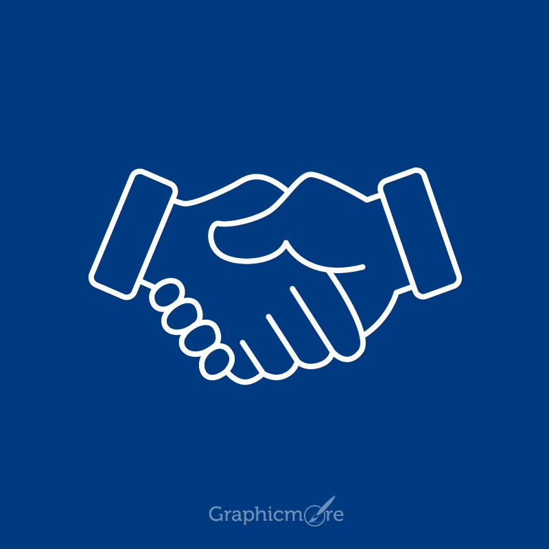 Handshake Icon Design Free Vector File