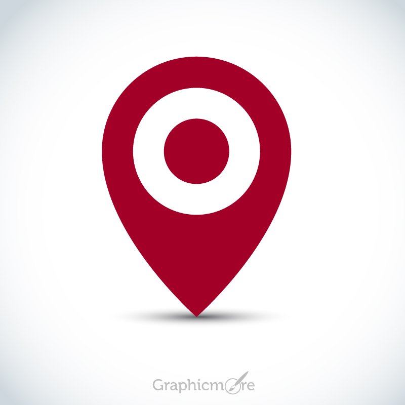 vrede chant slå Map Location Red Pointer Icon Design Free Vector Download