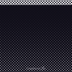 Dotted Seamless Black and White Free Vector Pattern Design