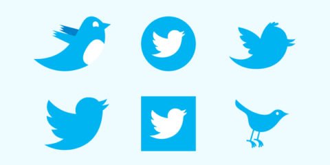 Various Twitter Icons Design Free Vector File