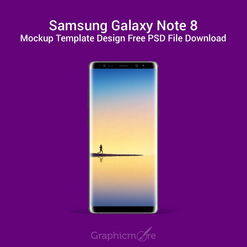 Samsung Galaxy Note 8 Mockup Template Design Free PSD Download