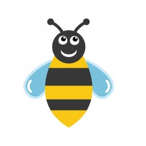 Bee Emoticon Icon Design Free Vector File Download
