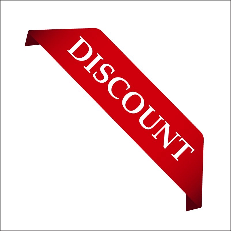 Red Discount Sticker Design Free Vector File Download