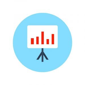 Analytics Graph Infographic Icon Design Free Vector