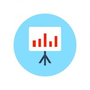 Analytics Graph Infographic Icon Design Free Vector