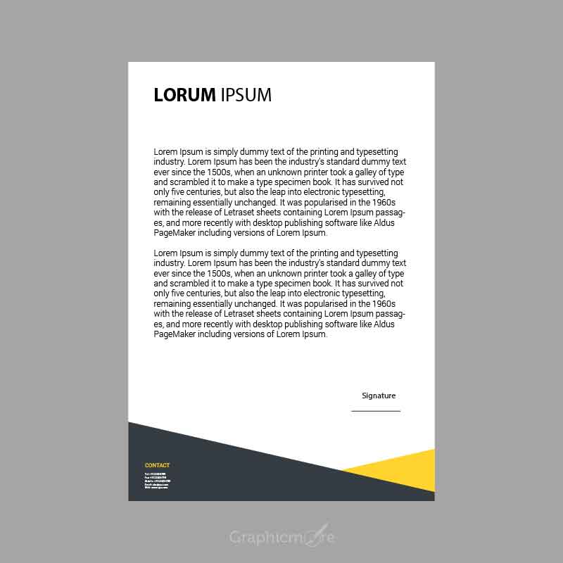 Creative Letterhead Design Template Free Vector Download