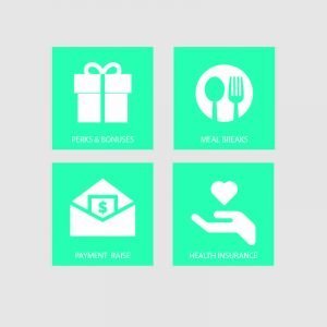 Employment 4 Benefits Icon Collection Design Vector Download