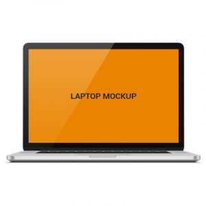 Laptop Mock Up Template Design Free PSD Download