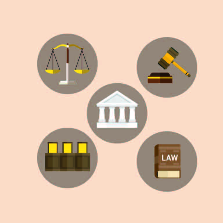 Law Icons Set Design Free Vector Download - GraphicMore