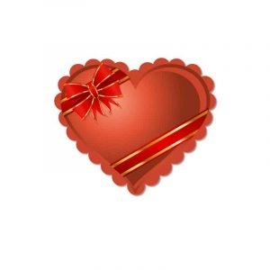 Romantic Heart Shaped Gift Box Packaging Vector Free Download