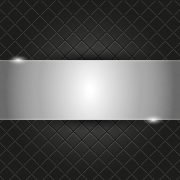 Metal Plate on Black Background Design