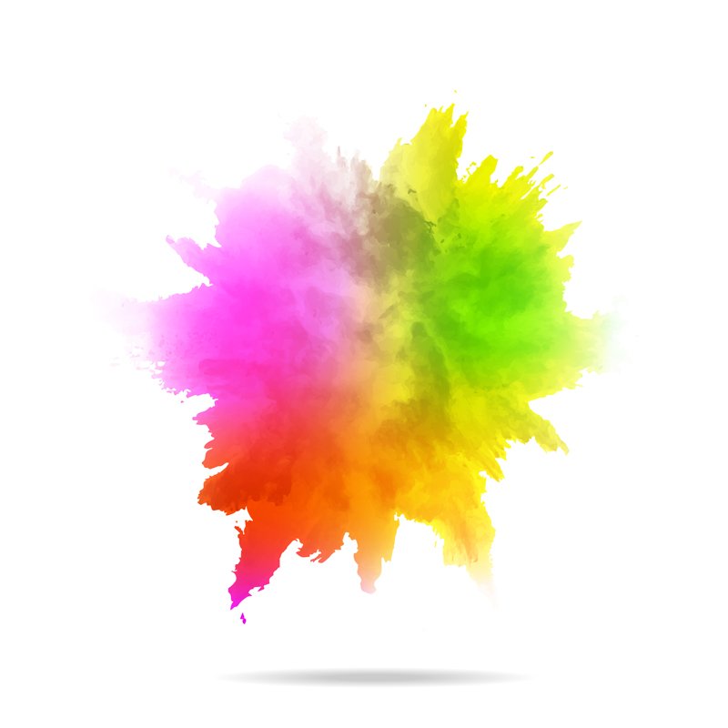 Watercolor explosion vector background design free download