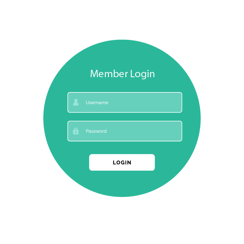 Creative Login Form Ui Template Vector Design Free Download