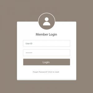 Creative Member Login Form UI Template Design Free Vector Download