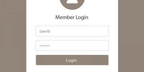 Creative Member Login Form UI Template Design Free Vector Download