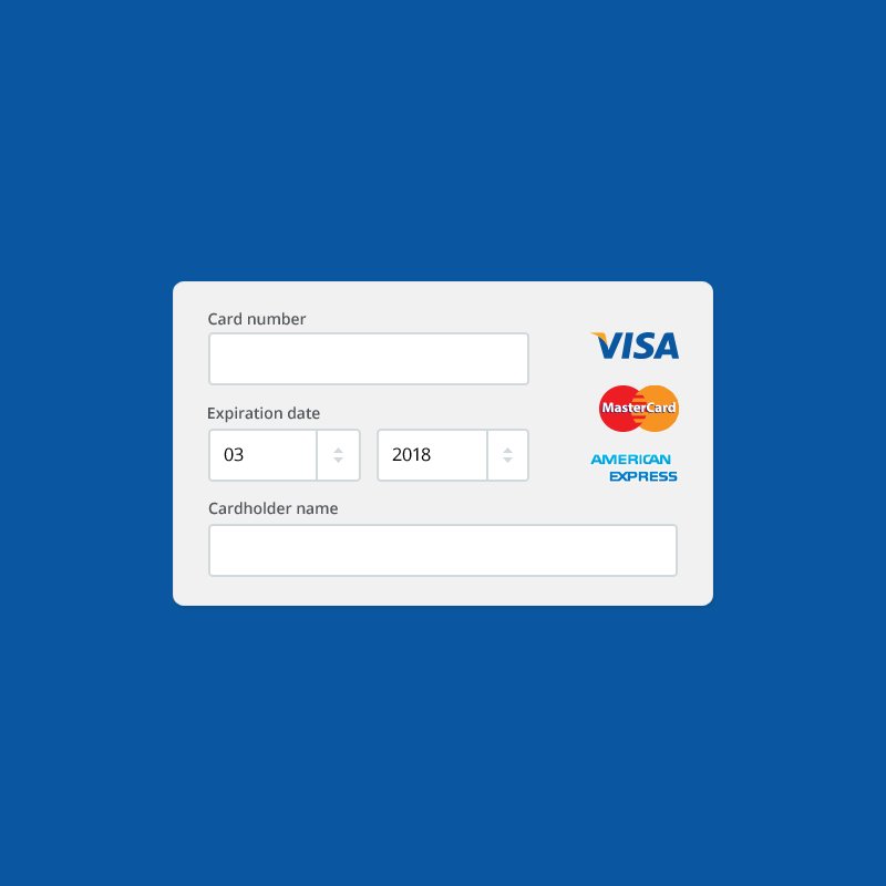 Download Online Payment Form Mockup Template Design Free PSD