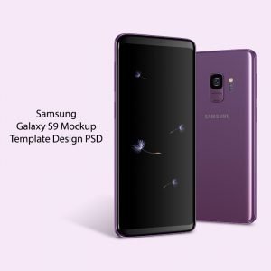 Samsung Galaxy S9 Mockup Template PSD Design Download