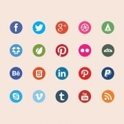 Top 20 Social Media Icons Design PSD Free Download