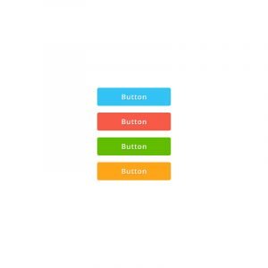 Colorful Flat Button Design PSD For UI & Website