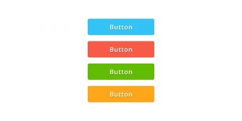 Colorful Flat Button Design PSD For UI & Website