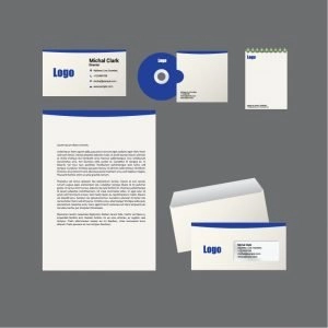Corporate Clean Identity Design Free Vector File