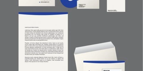 Corporate Clean Identity Design Free Vector File