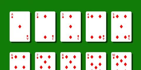 Diamond Poker Cards Design Free Vectors Files