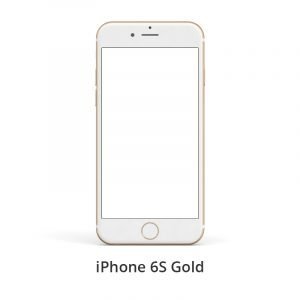 iPhone 6S Gold Free PSD Template Design