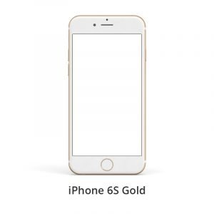 iPhone 6S Gold Free PSD Template Design