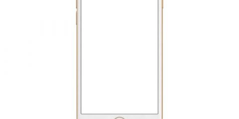 iPhone 6S Gold Free PSD Template Design