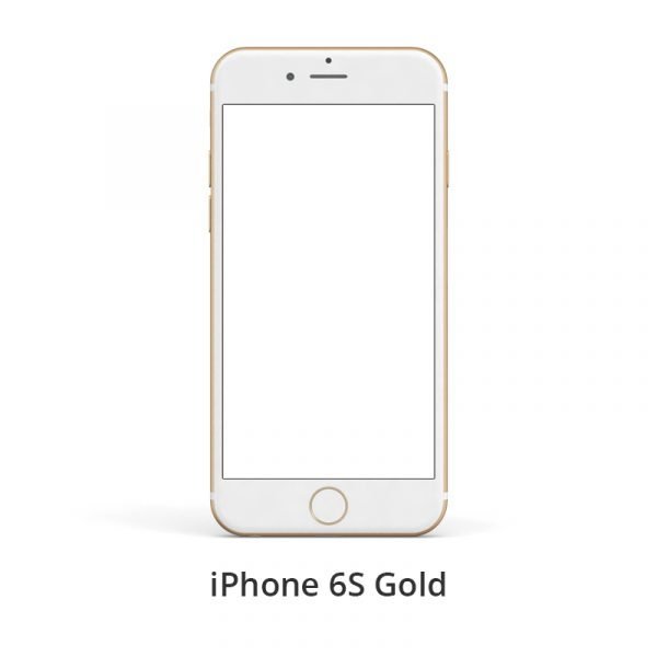 iPhone 6S Gold Free PSD Template Design Download