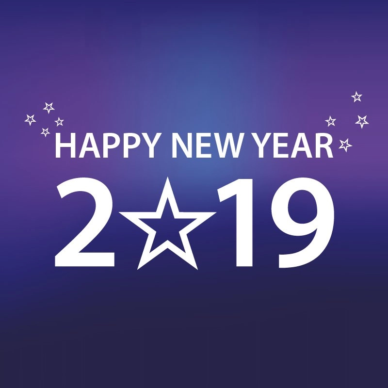 Download Happy New Year 2019 Banner Card Design