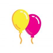 Free Vector Balloons for Birthday Party Celebration
