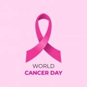 World Cancer Day Free Vector Card Corporate Design