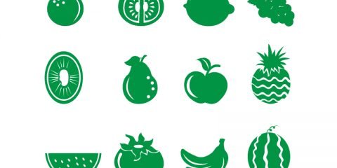 12 Best Fruits Vector Icons Collection Download