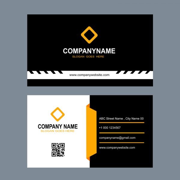 Construction Company Business Card Template Design Free Psd