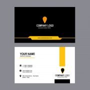 Construction Or Real Estate Professional Business Card Design Free PSD