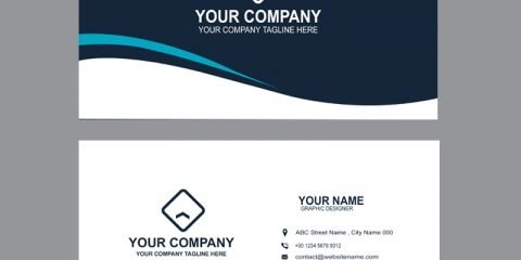 Creative Agency Business Card Template Design Free PSD Download