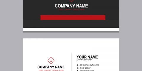 Creative Digital Agency Business Card Mockup Design Template Free PSD Download