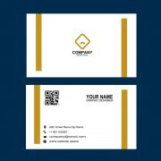 Digital Design Agency Business Card in Gold Color Template Design Free PSD Download