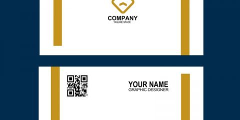 Digital Design Agency Business Card in Gold Color Template Design Free PSD Download