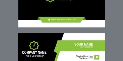Energy Company Business Card Template Design Free PSD Download