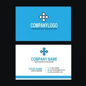 Events & Promotions Company Business Card Template Design Free PSD Download