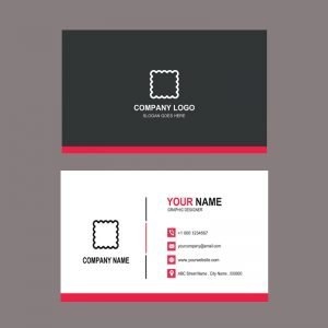 Fashion Design Company Business Card Template Design PSD