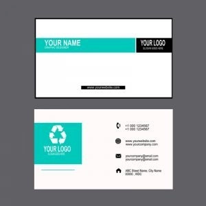 Graphic Design Company Professional Business Card Mockup