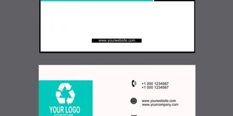Graphic Design Company Professional Business Card Mockup