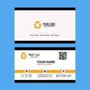 Gold & Black Business Card Template Free Design PSD