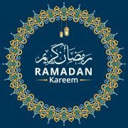 Ramadan Kareem with Mandala Decoration Vector