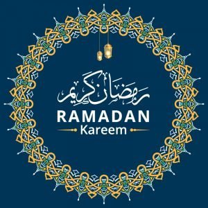 Ramadan Kareem with Mandala Decoration Vector